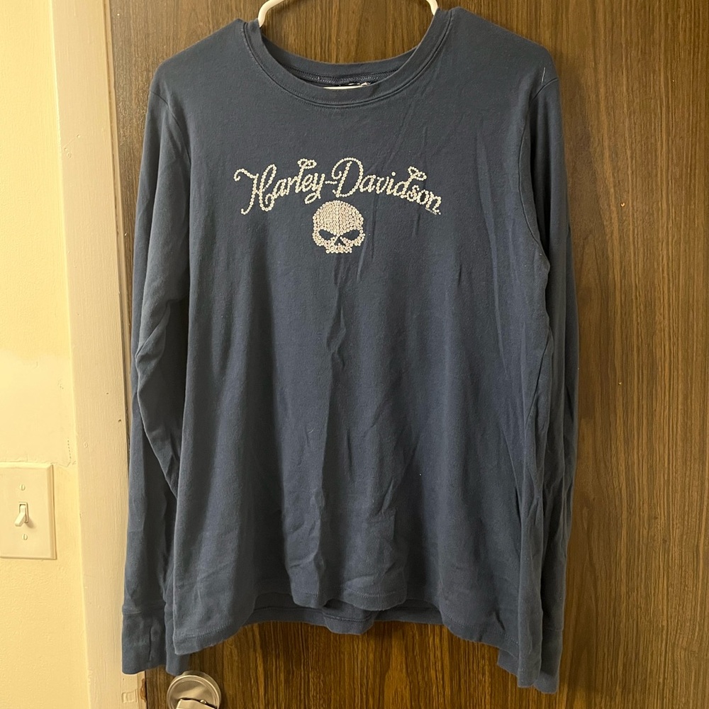 Vintage Harley Davidson Women’s Long sleeve Shirt Large